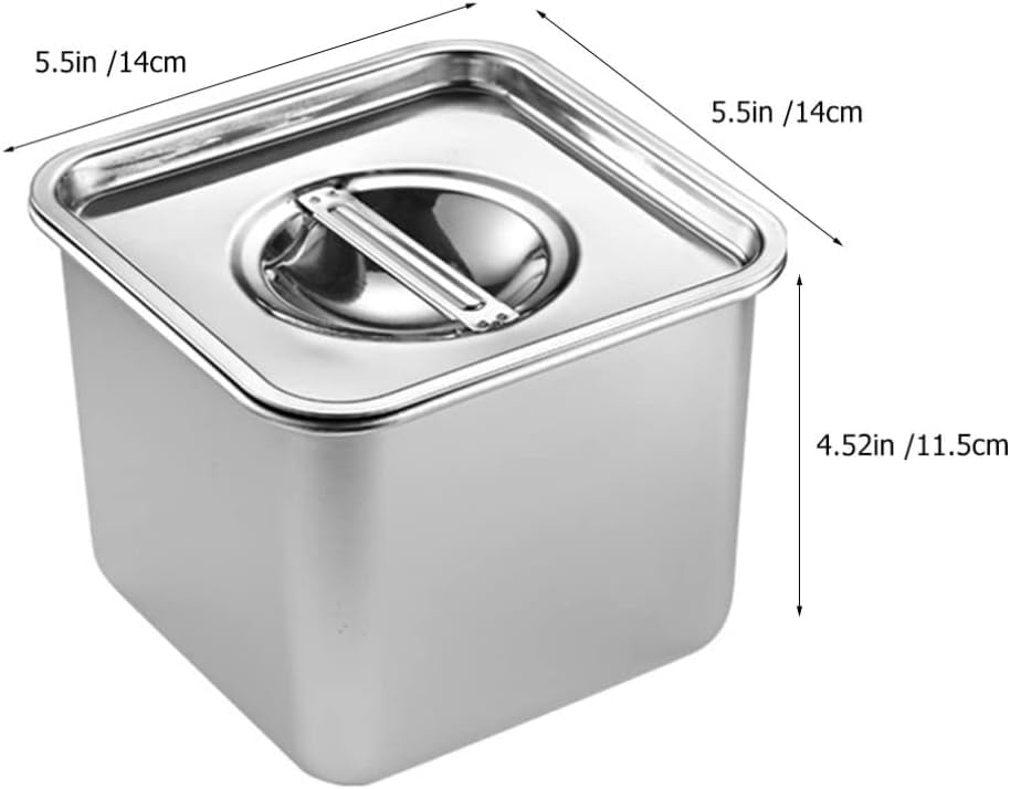 Amazon｜四角い調味料箱 ステンレス 調味料入れ 調味料入れ 鍋 塩